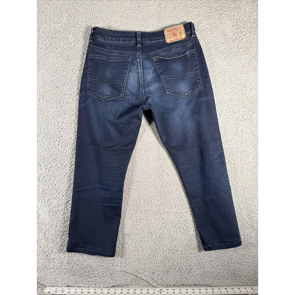 Buffalo David Bitton Men's Navy Straight Jeans